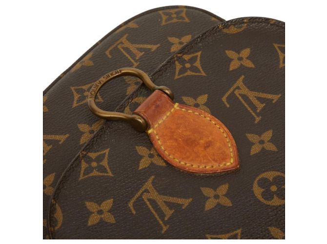 Bolso bandolera Louis Vuitton Monogram Saint Cloud MM Castaño - vista 9
