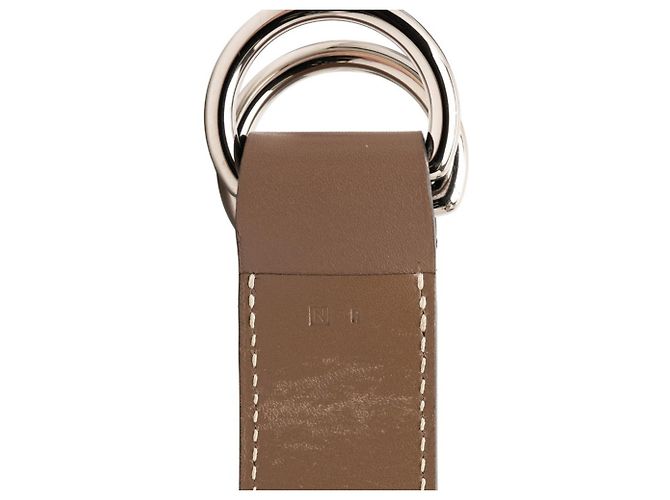Ring Hermès Anello per cintura foulard Hermes Romance Marrone Taupe - vista 3