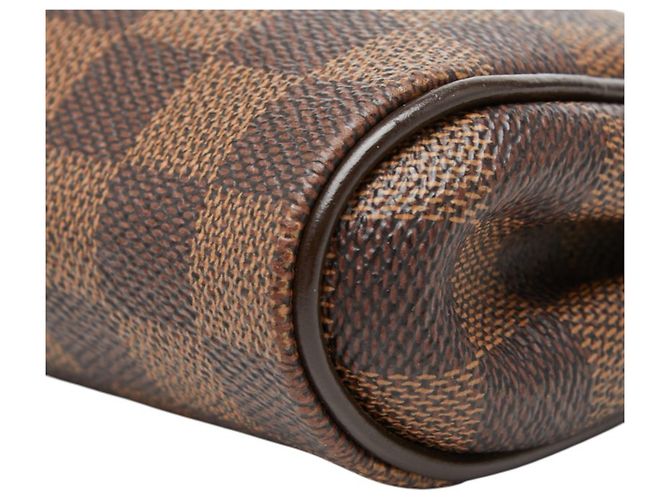 Borsa Louis Vuitton Damier Eva Chain Marrone - vista 4