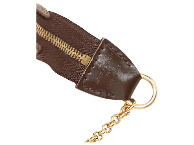 Borsa Louis Vuitton Damier Eva Chain Marrone - vista 8