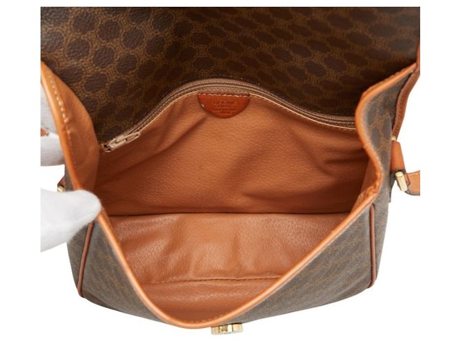Céline Sac bandoulière Celine Macadam Marron - vue 10