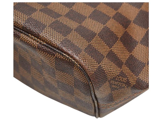Borsa Louis Vuitton Damier Neverfull PM Marrone - vista 6