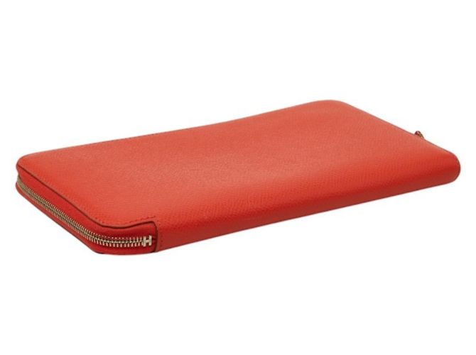 Hermès Cartera Hermes Azap Long Zipper en Rose Jaipur Rosa - vista 4