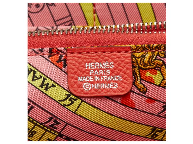 Hermès Cartera Hermes Azap Long Zipper en Rose Jaipur Rosa - vista 9