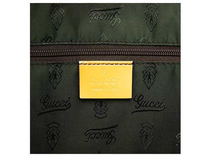 Borsa Tote Gucci GG Canvas Sherry Line Jolie Marrone Beige - vista 6