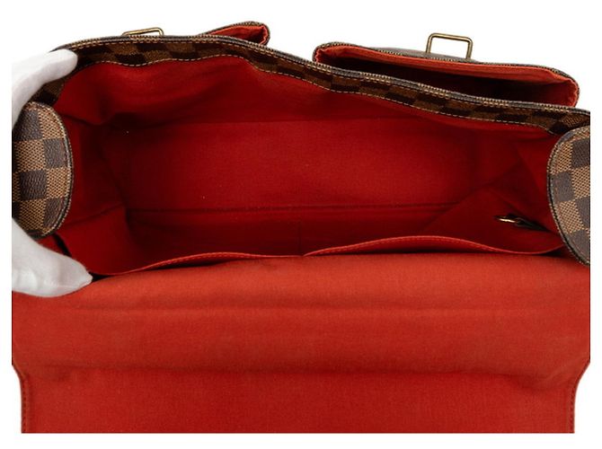 Sac à main Louis Vuitton Damier Broadway Marron - vue 4