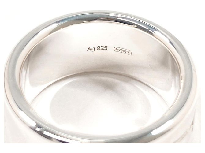 Anillo GUCCI Diagonal Interlocking G Plata - vista 3