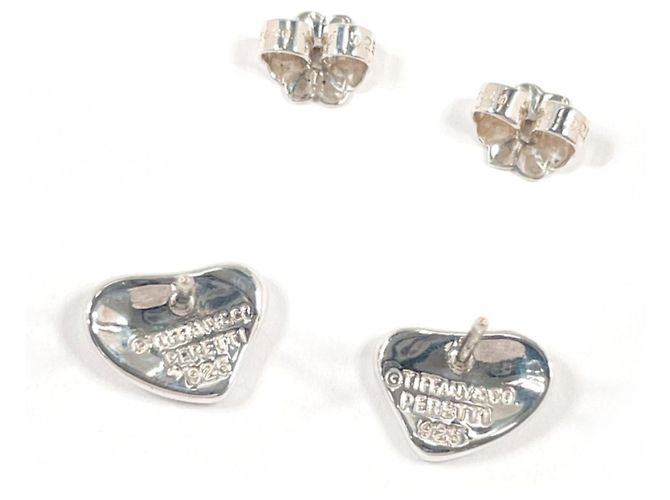 Autre Marque Orecchini a lobo Tiffany & Co. Full Heart Elsa Peretti Argento - vista 2