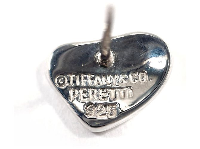 Autre Marque Orecchini a lobo Tiffany & Co. Full Heart Elsa Peretti Argento - vista 4