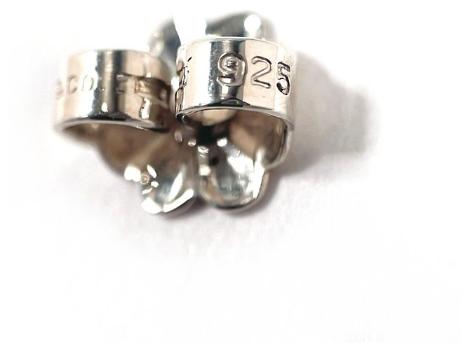 Autre Marque Orecchini a lobo Tiffany & Co. Full Heart Elsa Peretti Argento - vista 7