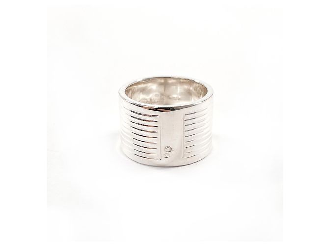 GUCCI Ring aus Sterling Silber 925 mit geripptem Design - Ansicht 2