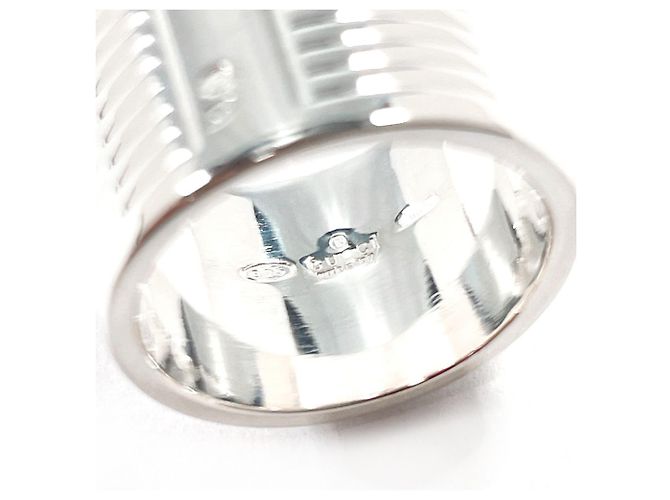 GUCCI Ring aus Sterling Silber 925 mit geripptem Design - Ansicht 3