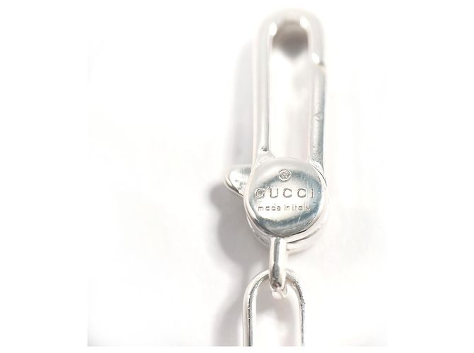 GUCCI Interlocking G Charm Bracelet Silvery - view 5