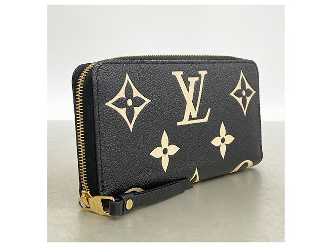 Portafoglio Zippy Louis Vuitton Monogram Empreinte Bicolor Nero Beige - vista 2