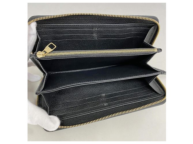 Portafoglio Zippy Louis Vuitton Monogram Empreinte Bicolor Nero Beige - vista 3