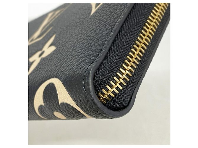 Portafoglio Zippy Louis Vuitton Monogram Empreinte Bicolor Nero Beige - vista 5