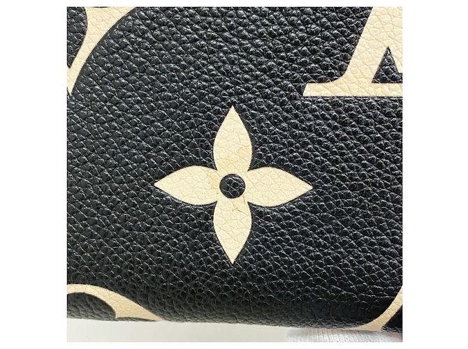 Portafoglio Zippy Louis Vuitton Monogram Empreinte Bicolor Nero Beige - vista 6