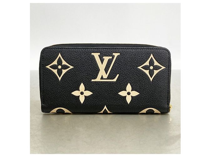 Portafoglio Zippy Louis Vuitton Monogram Empreinte Bicolor Nero Beige - vista 8