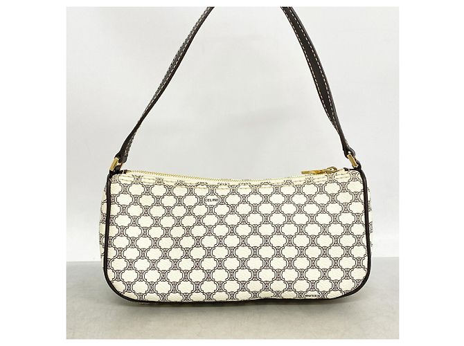 Céline Borsa Celine Macadam Bianco - vista 8