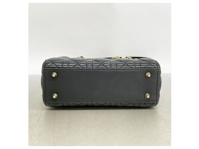 Borsa Christian Dior Cannage Lady Dior Nero - vista 3