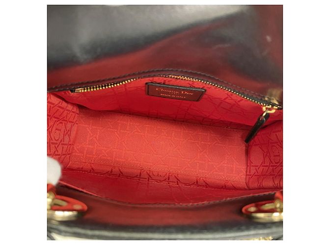 Borsa Christian Dior Cannage Lady Dior Nero - vista 4