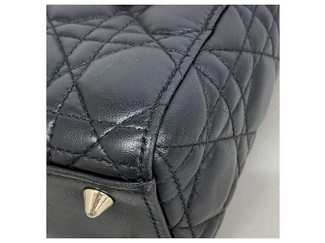 Borsa Christian Dior Cannage Lady Dior Nero - vista 6