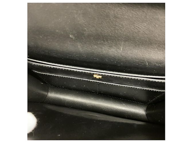 Borsa a tracolla in pelle Gancini Salvatore Ferragamo Nero - vista 4