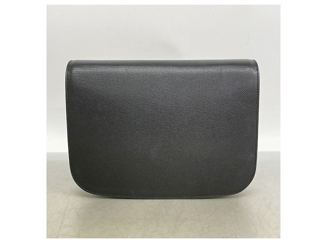 Borsa a tracolla in pelle Gancini Salvatore Ferragamo Nero - vista 9