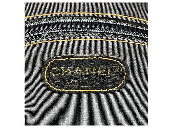 Borsa Tote Chanel in denim blu - vista 5