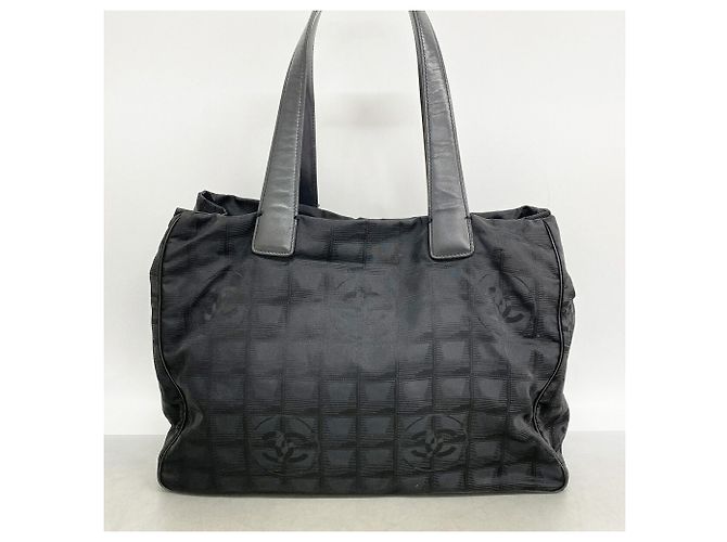 Chanel New Travel Nylon Tote Bag Black - view 11