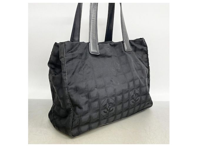 Chanel New Travel Nylon Tote Bag Black - view 2
