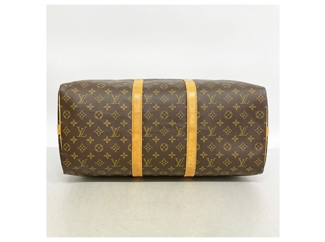 Louis Vuitton Boston Monogram Keepall Bandoulière 50 Braun - Ansicht 3