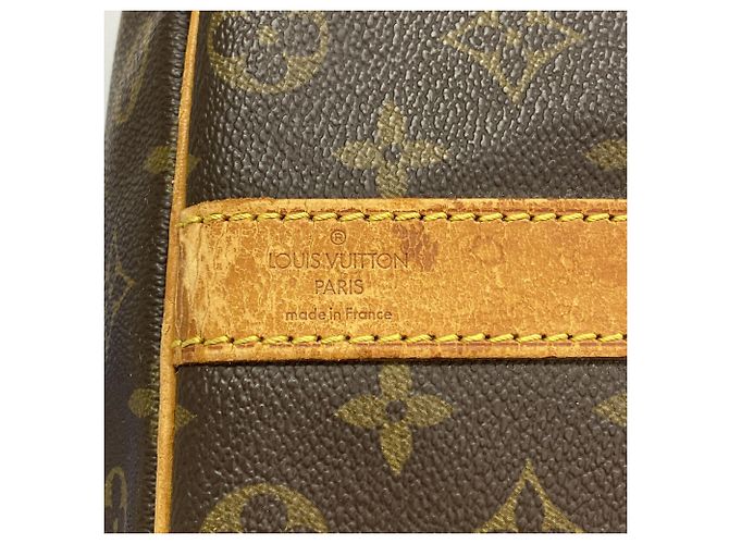 Louis Vuitton Boston Monogram Keepall Bandoulière 50 Braun - Ansicht 5