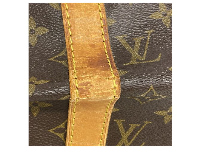 Louis Vuitton Boston Monogram Keepall Bandoulière 50 Braun - Ansicht 7
