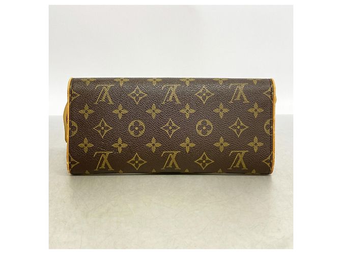 Bolsa de Ombro Louis Vuitton Monogram Pochette Twin GM Marrom - vista 10