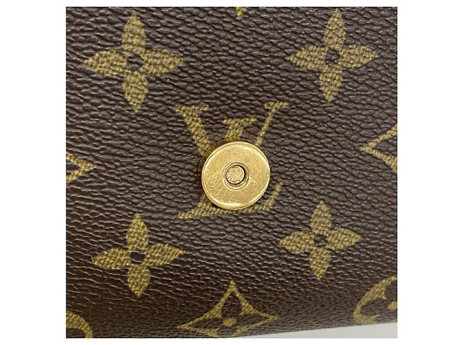 Bolsa de Ombro Louis Vuitton Monogram Pochette Twin GM Marrom - vista 9