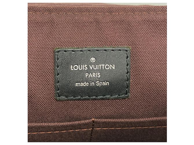 Bolso de hombro Louis Vuitton Monogram Macassar District PM Castaño - vista 5