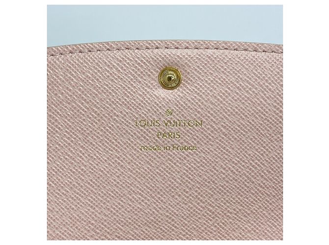 Louis Vuitton Damier Azur Portefeuille Emilie Long Wallet Rosa - vista 4