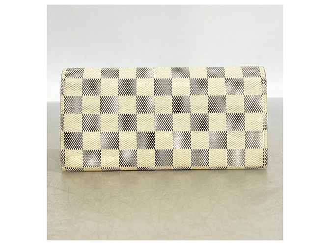 Louis Vuitton Damier Azur Portefeuille Emilie Long Wallet Rosa - vista 9