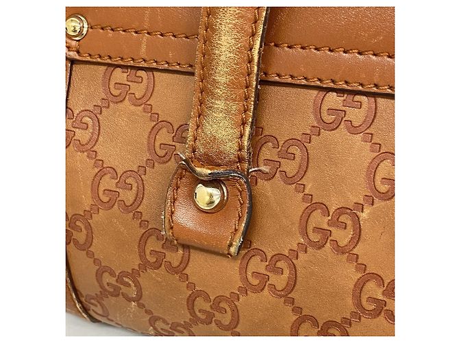 Bamboo Borsa a tracolla Gucci in pelle marrone - vista 11