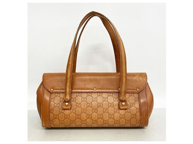 Bamboo Borsa a tracolla Gucci in pelle marrone - vista 13