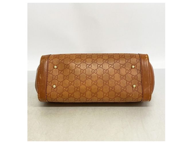 Bamboo Borsa a tracolla Gucci in pelle marrone - vista 3