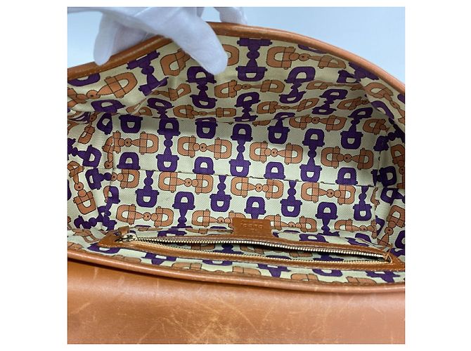 Bamboo Borsa a tracolla Gucci in pelle marrone - vista 4