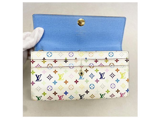 Louis Vuitton langes Portemonnaie in Raisin Bordeaux - Ansicht 10