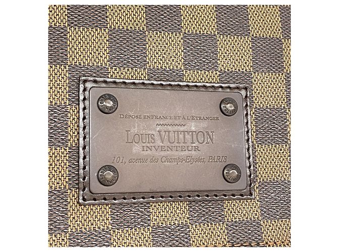 Bolso de hombro Louis Vuitton Damier Brooklyn MM Damier ebene - vista 9