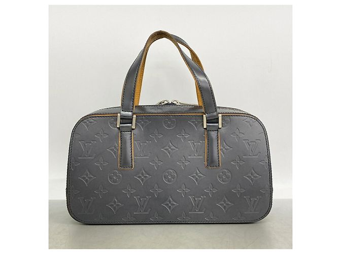 Borsa Louis Vuitton Monogram Mat Shelton Blu - vista 12