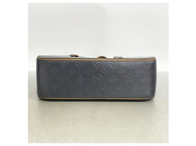 Borsa Louis Vuitton Monogram Mat Shelton Blu - vista 3