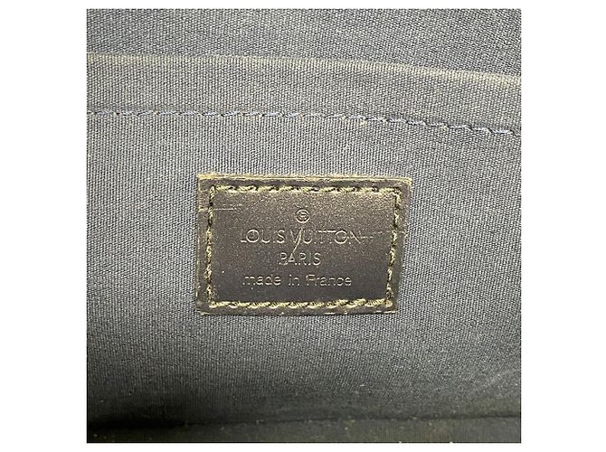 Borsa Louis Vuitton Monogram Mat Shelton Blu - vista 5