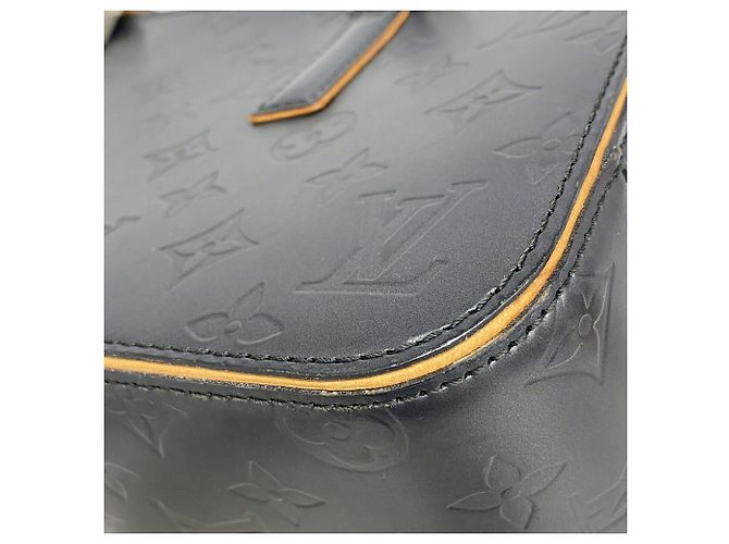 Borsa Louis Vuitton Monogram Mat Shelton Blu - vista 6
