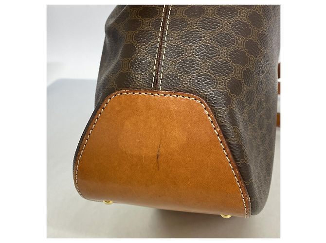 Céline Bolsa de Ombro Celine Macadam Marrom - vista 10